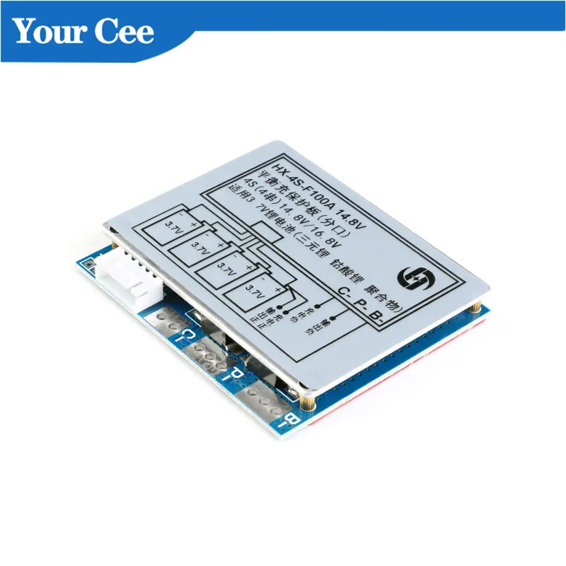 4S 14 8 V li-ion BMS PCM Защитная плата полимерная литиевая батарея PCB с защитой от