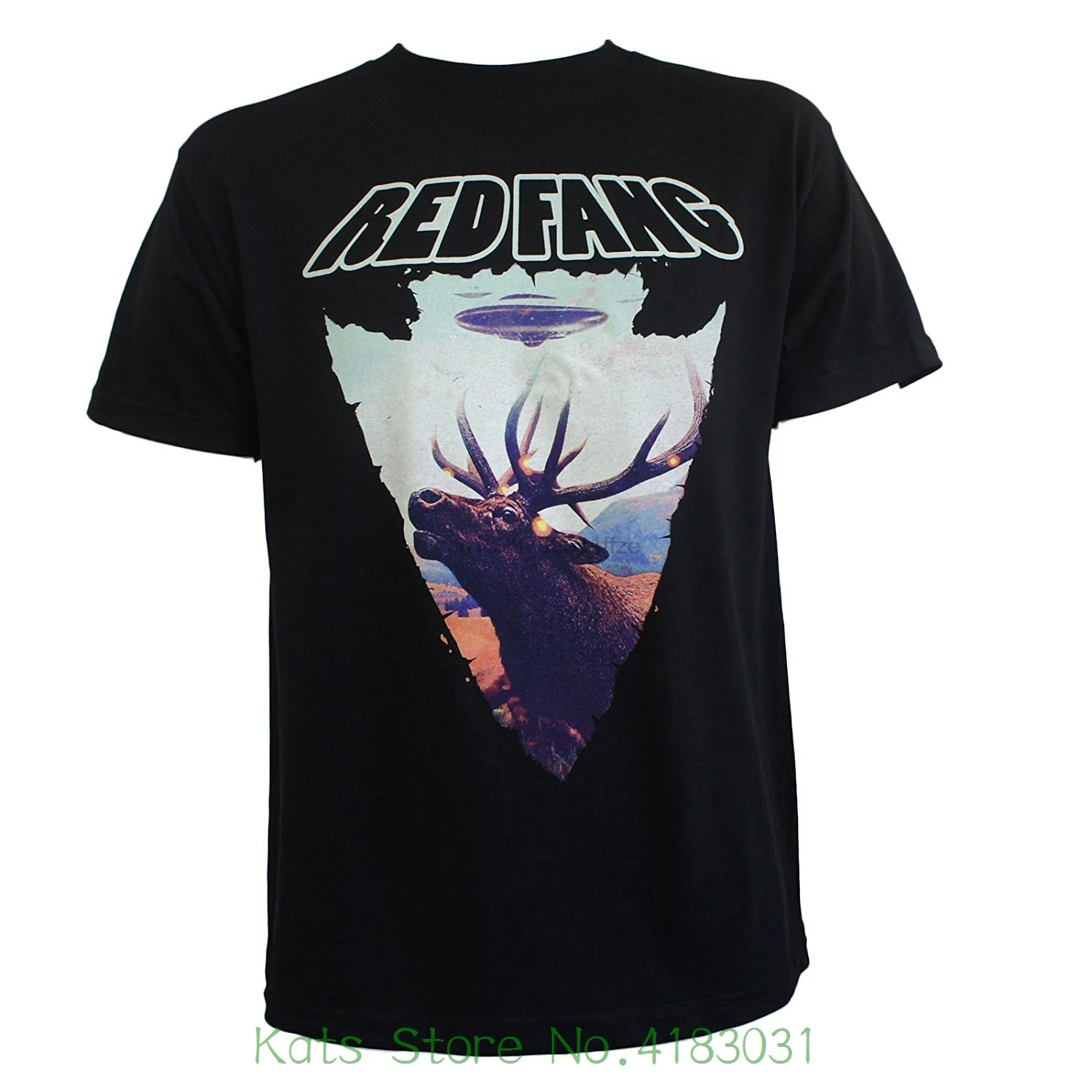 Лента красного фаната Indie Merch накладной наконечник стрелы лосят логотип футболка