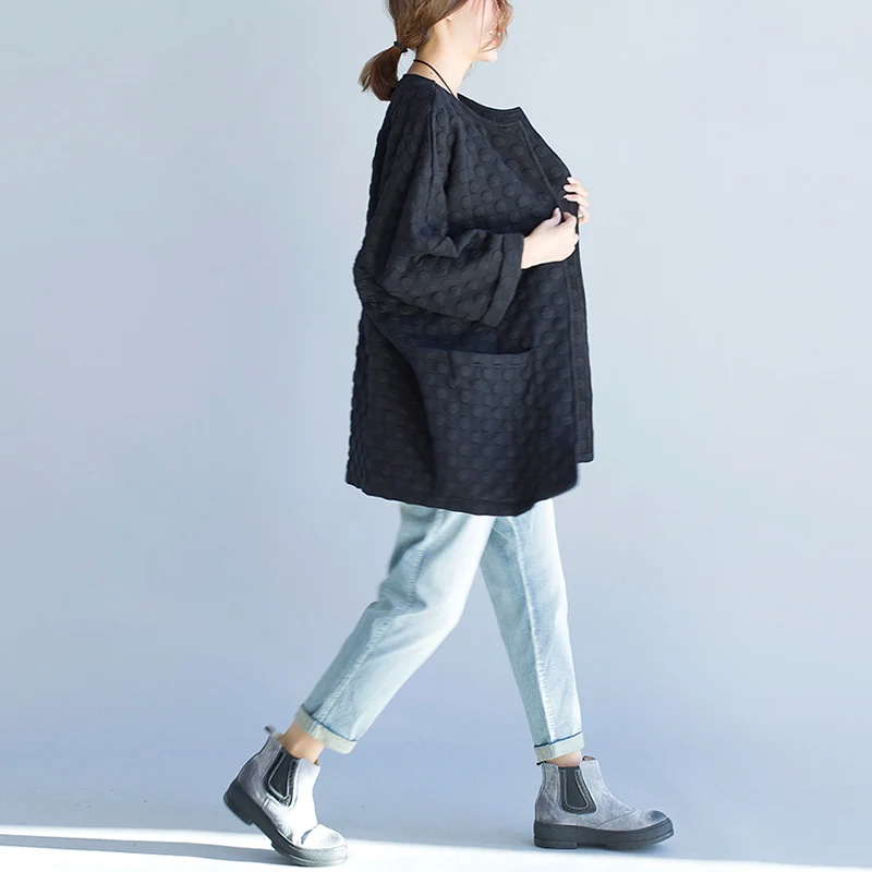 Плюс Размер Женская куртка базовое хлопковое пальто весна o-образным вырезом в