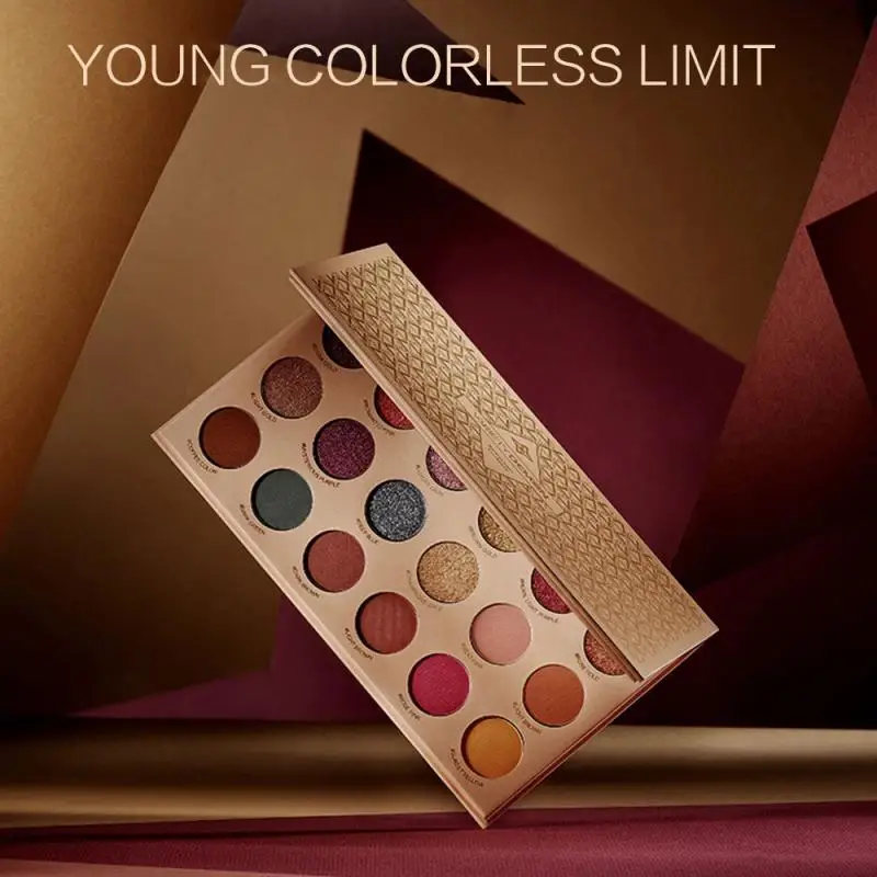 Разнообразные блестящие тени для век DEMON 18 цветов палитра матовых Перламутровых