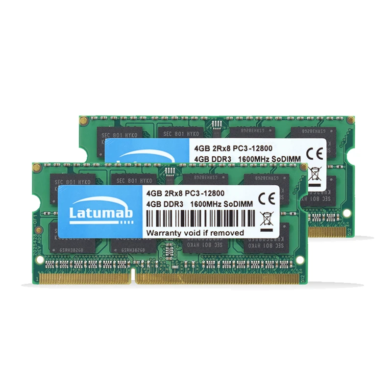Оперативная память DDR3 модуль оперативной памяти для ноутбука 4 ГБ 8 1066 МГц 1333 1600