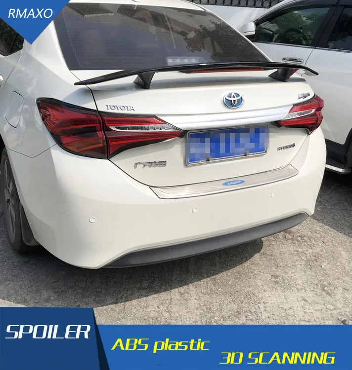 Спойлер для Levin 2006 2018 Toyota Corolla спойлер из TF ABS материала заднего крыла автомобиля