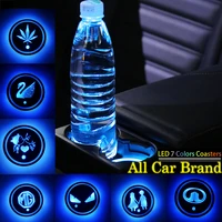 1pcs car drink holder atmosphere coaster auto goods for nissans tiida sylphy teana note x trail 1 2 t32 serena almera qashqai