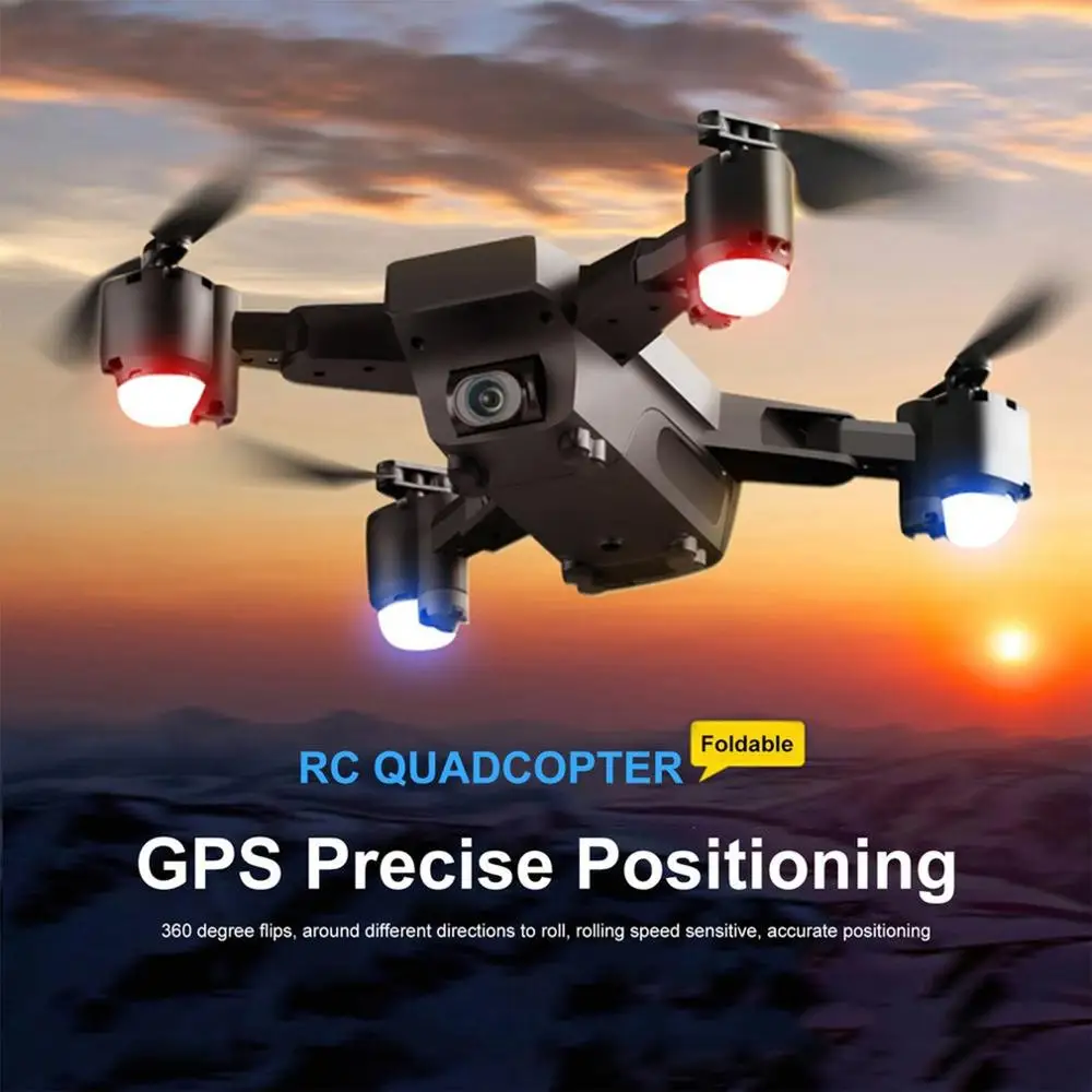SMRC S20 6 осей Gyro wifi FPV Дрон портативный Радиоуправляемый квадрокоптер с камерой HD 1080P gps складной Радиоуправляемый вертолет портативная радиоуправляемая модель