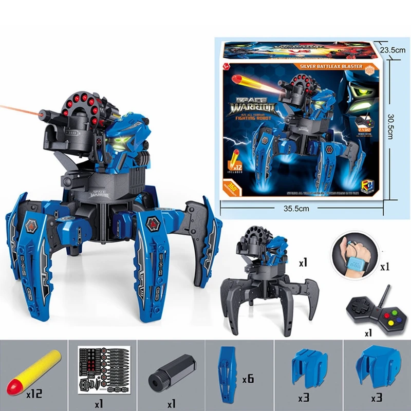 MoFun 2 4G космический воин с радиоуправляемым роботом 6-легированный робот дисками и