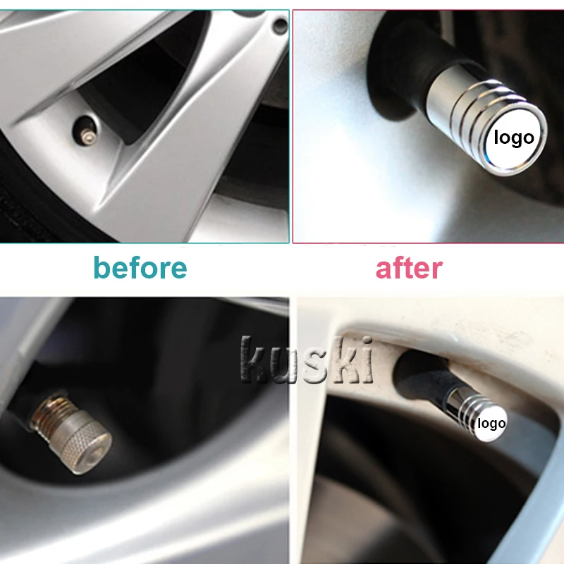 Колпачки воздушные из нержавеющей стали для клапанов автомобильных шин Mazda 6 gh 3