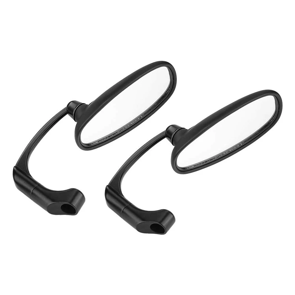 МОТОЦИКЛ хром/черный алюминий + пластик Ретро прозрачные линзы боковые зеркала