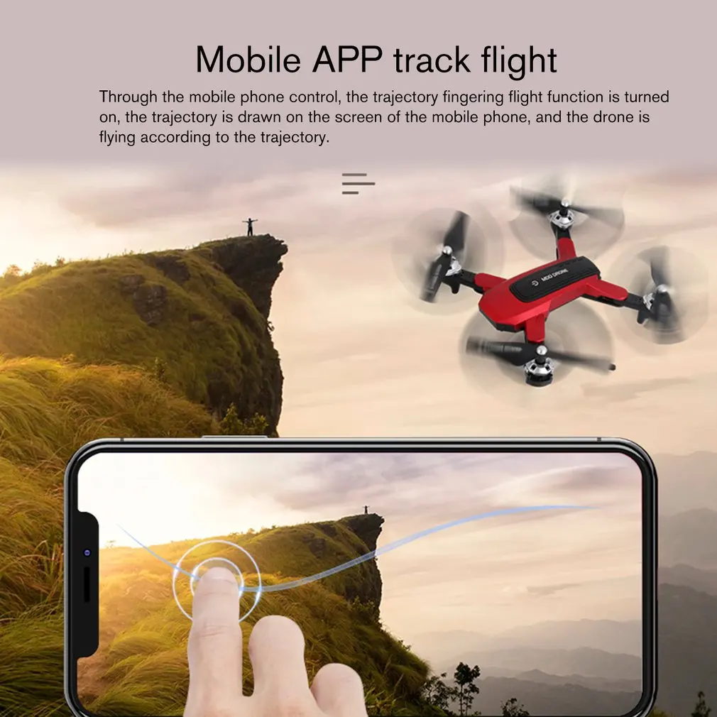 2019 M918 складной Радиоуправляемый Дрон 2.0MP HD камера wifi FPV высота удерживания
