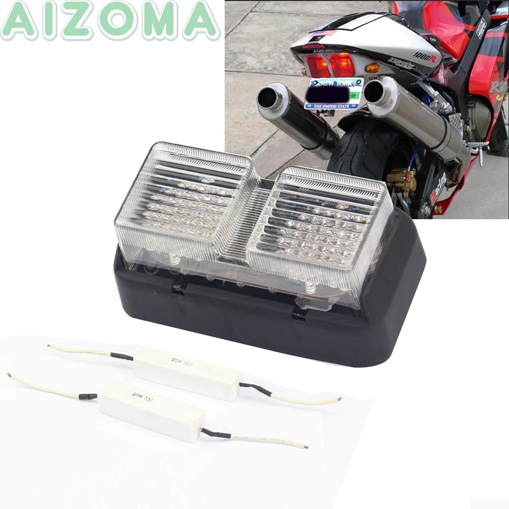 Мотоциклетный Светодиодный Интегрированный задний фонарь 12 В для Honda RC51 1999-2006 2000