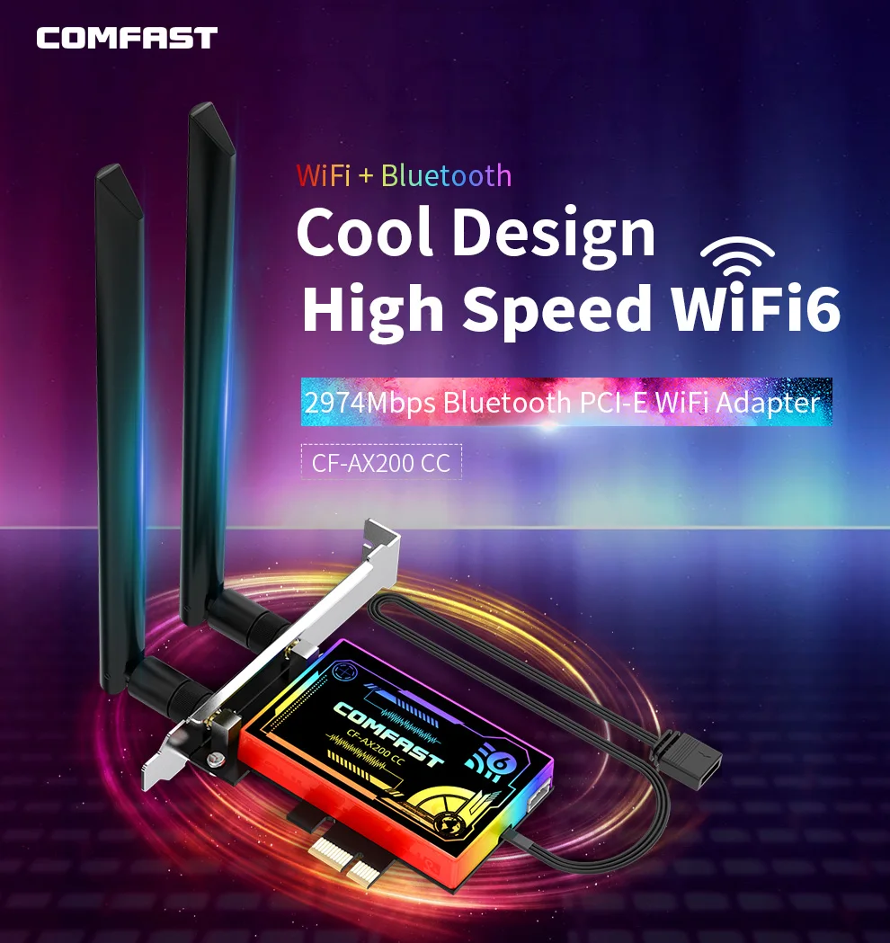 Intel ax200 WIFI Adapter 5 GHZ wi-fi ax200ngw Antenna Wifi 6 wi fi Dongle 5GHZ Bluetooth Network Card Pci Express for PC | Компьютеры и
