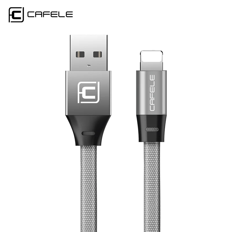 USB-кабель CAFELE для iPhone 11 Pro Max XR XS X 8 7 6 Plus 5S зарядный кабель синхронизации данных из