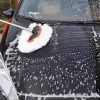 car retractable wax tow microfiber dust cleaning brush car room dual purpose dust cleaning broom car cleaning supplies