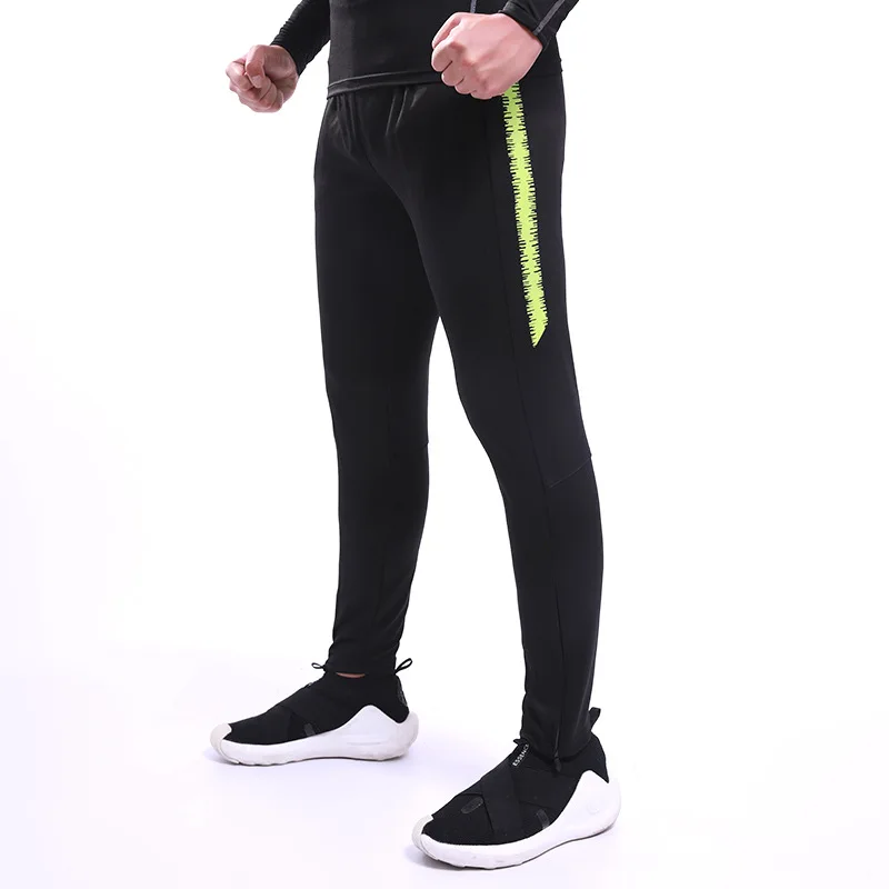 

Sports Skinny Fitness Pants Football Training Trousers Slim Running Casual Men Quick-dry Ultra-stretch Leggings