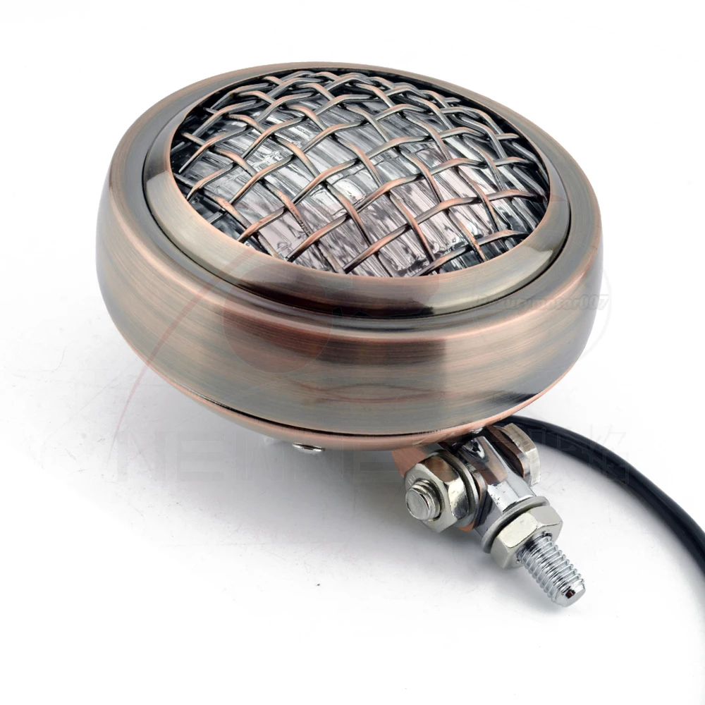 Мотоциклетная сетчатая фара 4 5 дюйма налобный фонарь на гриль лампа H4