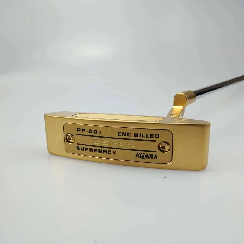 

honma PP-001 gold golf putter steel shaft 32 33 34 35 36 inch with rod cover
