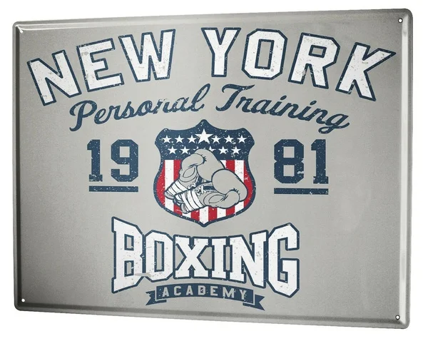 

Tin Sign Sports Boxing