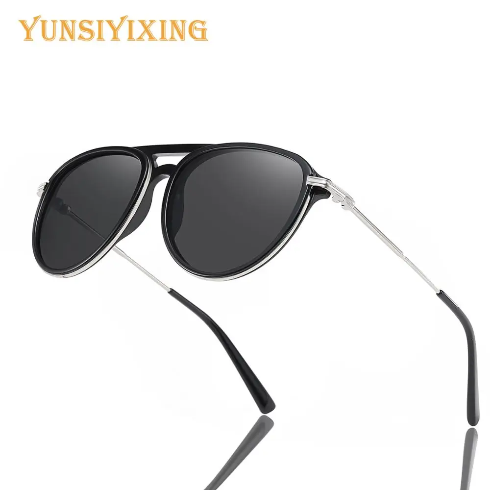 

YUNSIYIXING Classic Polarized Sunglasses Men Rectangle Fashion Driving Sunglasses UV400 Mirror Men/Women Eyewear gafas de sol