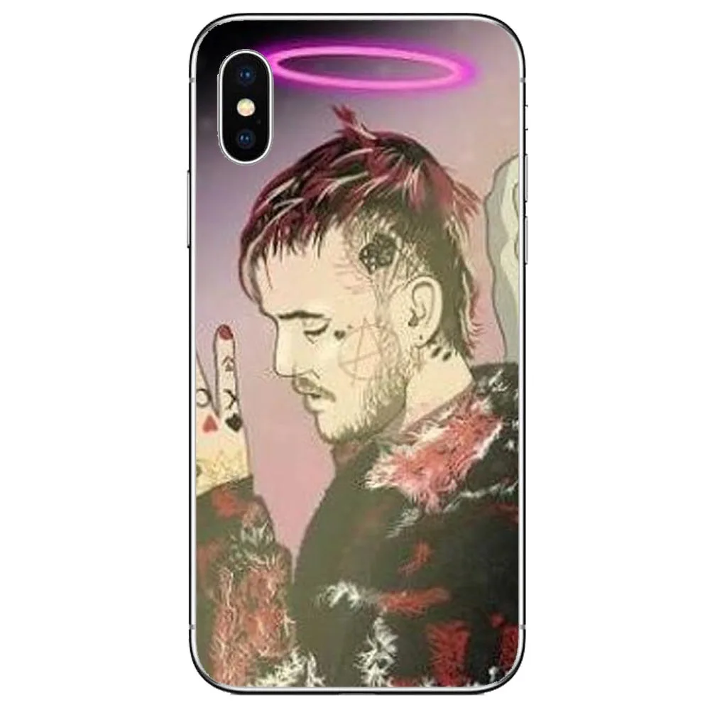 Lil Peep Bo жесткий чехол для телефона Apple iPhone 6 6s 7 8 Plus 4 4s 5 5S SE 5C Чехол XS Max XR мягкие