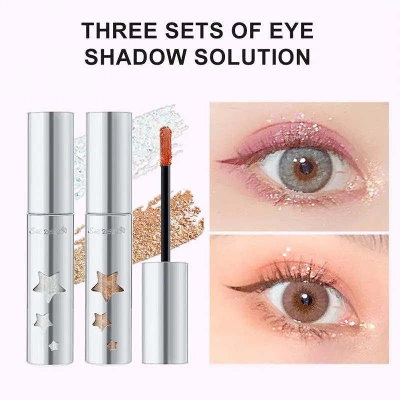 

3 шт./компл. жидкие тени для век, перламутровая жидкость, лежащий Шелкопряд, блеск для глаз, косметика, водостойкий натуральный легко носить м...