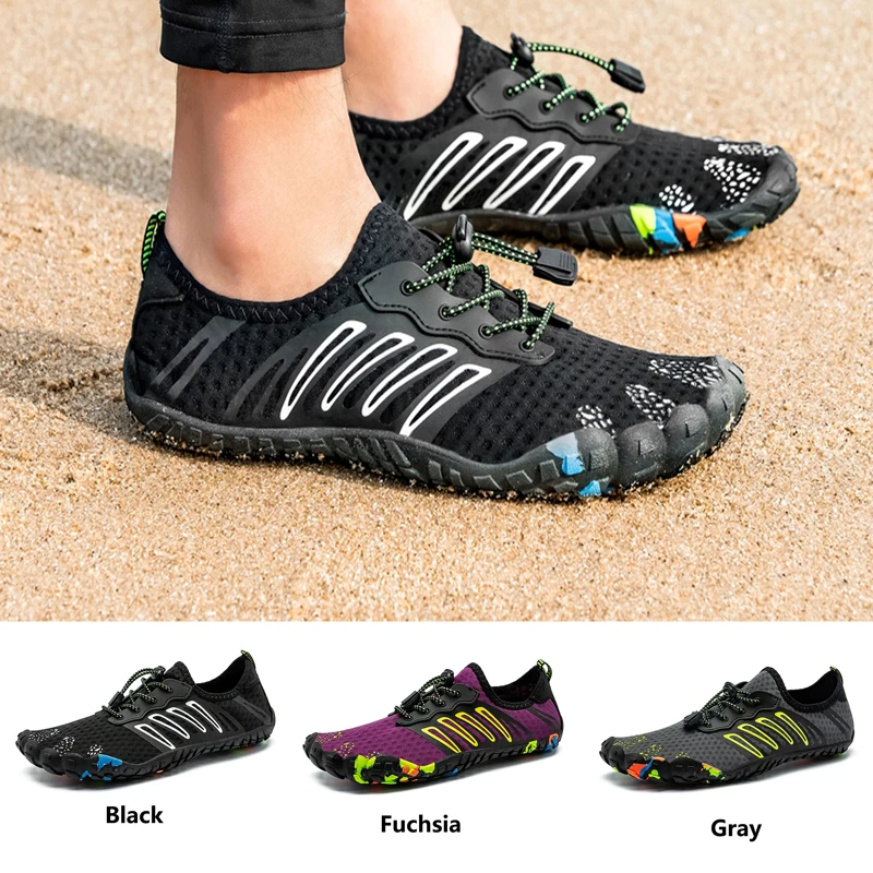 Hiking Shoes Men Elastic Jogging Sneakers Lightweight Waterproof Water Shoes Quick Dry Barefoot Women Trekking Beach Upstream