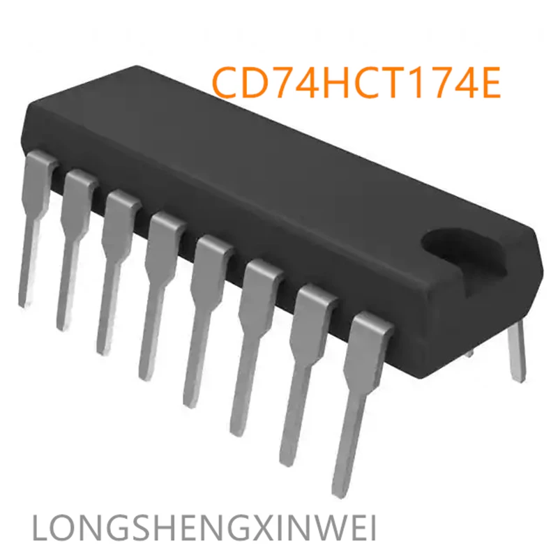 

10 шт., новые оригинальные интегральные схемы CD74HCT174E 74HCT174 DIP-16