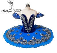velvet blue ballet tutu costumes black swan classical ballet tutu professional ballet tutu for performancebt8973