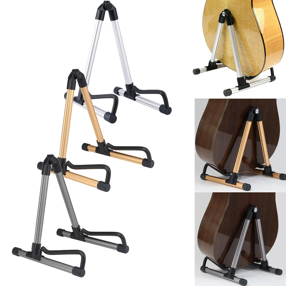 

Universal Guitar Stand Folding A-Frame use for Acoustic Electric Guitars Guitar Floor Stand Holder