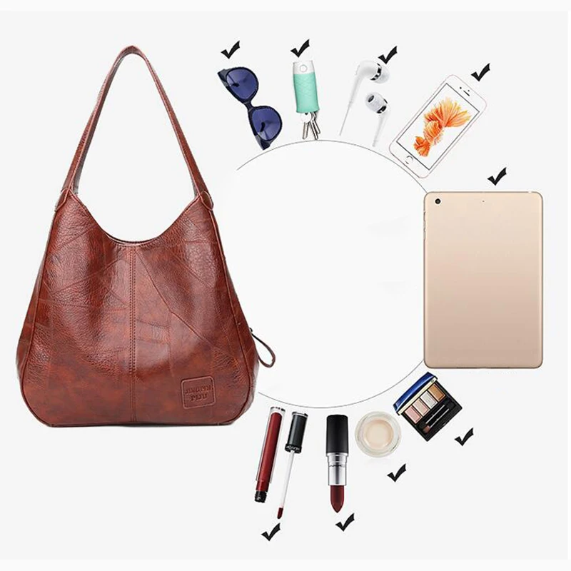 

Vintage Women Hand Bag Designers Luxury Handbags Women Shoulder Bags Female Top-handle Bags Fashion Brand Handbags
