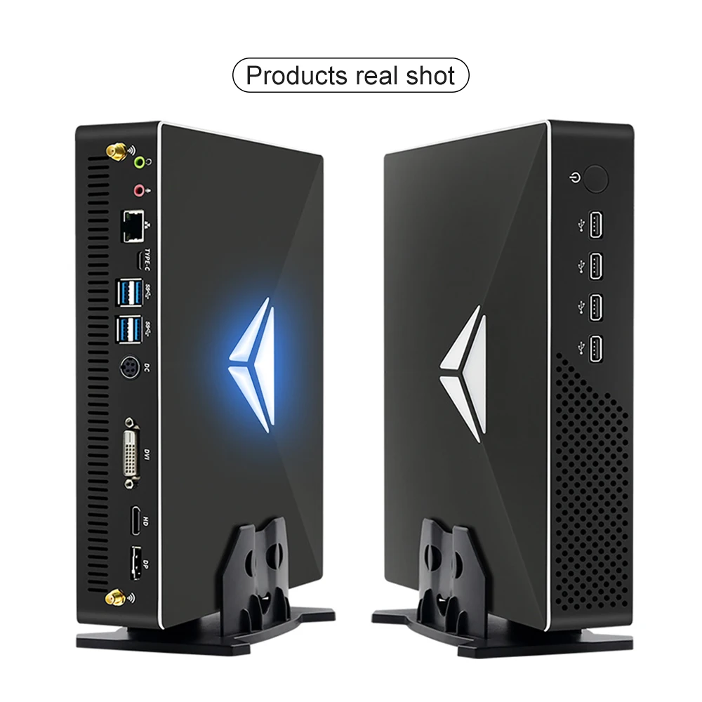 Мини ПК Eglobal с Windows 11 игровой компьютер процессором Comet Lake Core i3 10100F I7 10700F I9 10900 GTX1650 4G