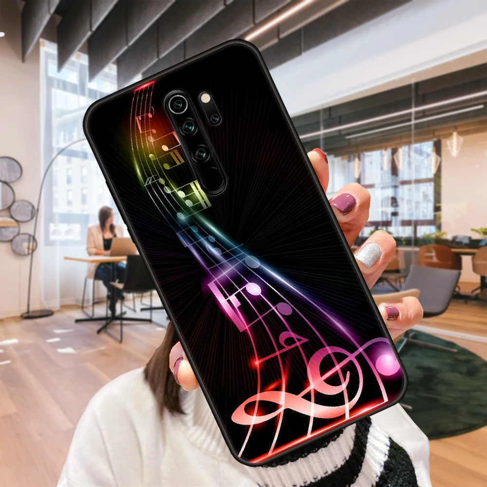 Чехол для телефона Xiaomi Redmi Note 8 8T 7 7A 9 9S 8A 4 5 Pro черный чехол-бампер 3D корпус