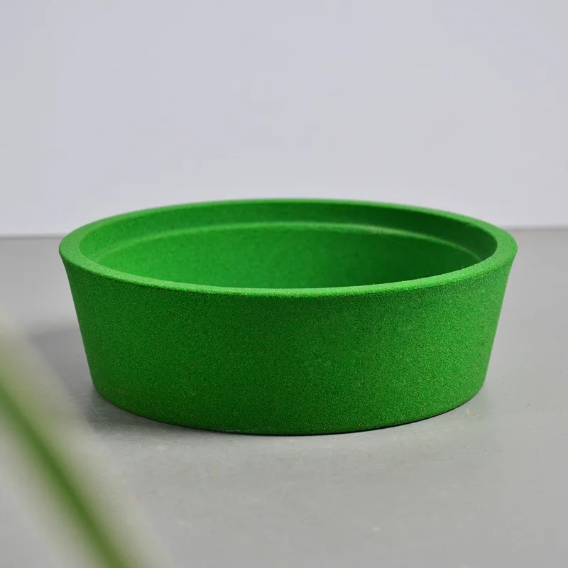 Керамический круглый цветочный горшок терракотовый Детский домашний офис De Cor