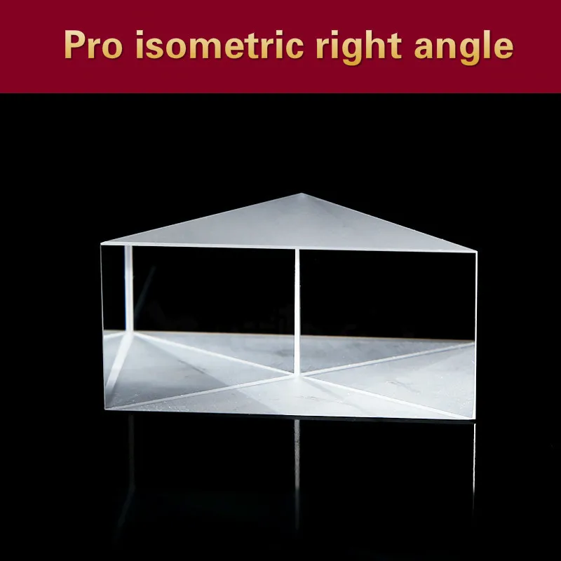 

45*45*15mm Triangle Prism Optical Glass Right Angle Prism 10pcs