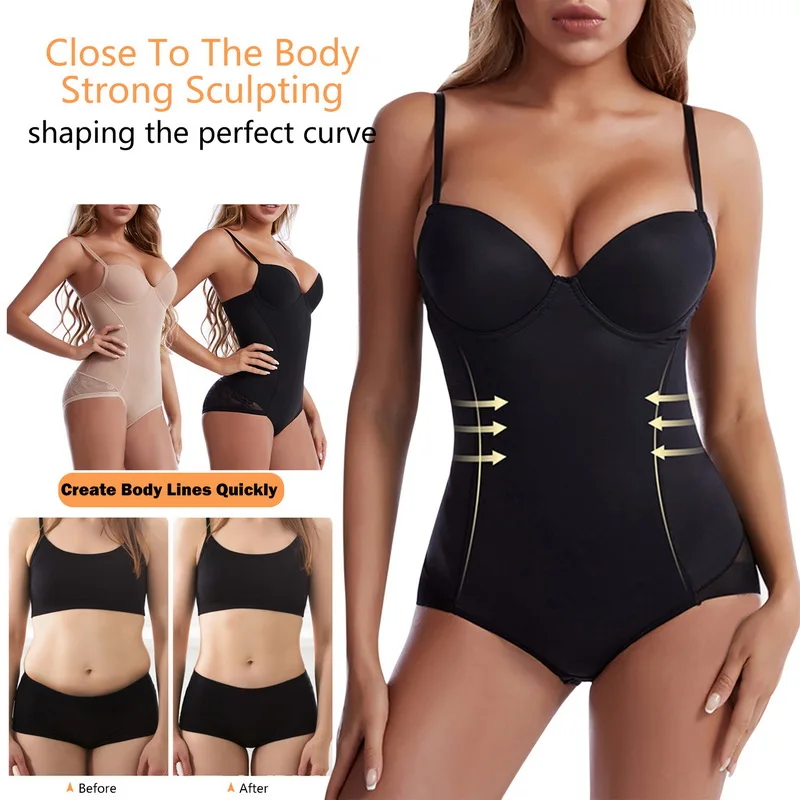 

Компрессионное боди Nibesser для женщин, Корректирующее белье для похудения, облегающее нижнее белье