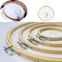 diy embroidery hoop tool art craft cross stitch chinese traditional circle round bamboo frame sewing manual accessories 8cm 36cm