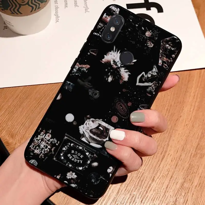 

Vintage Flower art pattern luxury Anti-fall Phone Case shell For Xiaomi Redmi note 7 8 9 t k30 max3 9 s 10 pro lite