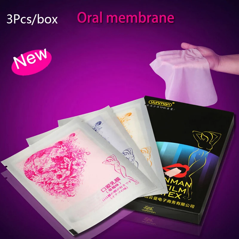 Мягкая мембрана для орального секса с фруктами супертонкая пленка вагинального