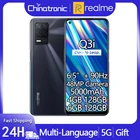 Оригинальный смартфон realme Q3i, 4 Гб ОЗУ, 128 Гб ПЗУ, 5G дюйма, Восьмиядерный процессор, экран FHD мобильный телефон дюйма, частота обновления 90 Гц, OTA 700 мАч, 48 МП, 3 слота для карт