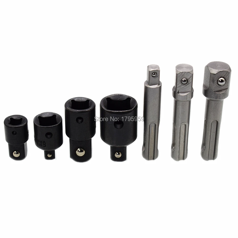 SDS Plus головка для дрели адаптер конвертер 1/2 &quot1/4&quot 3/8 &quotКвадратный привод