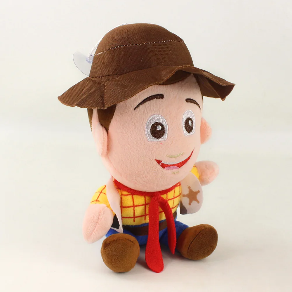 

20cm Cartoon Toy Story Plush Pendants Woody Buzz Soft Stuffed Q Version Toys Doll