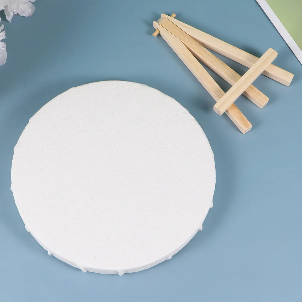 

6 Pcs Round Drawing Boards Blank Painting Boards Oil Painting Boards DIY Panels