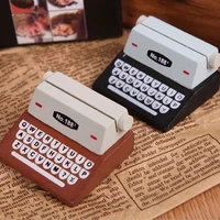 wooden typewriter message holder business card holder note holder creative home furnishing desktop ornaments