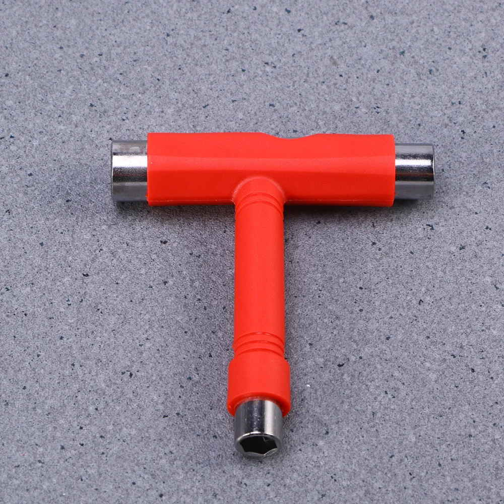 

Mini T Type Wrench Tool Roller Skateboard Repair Tool Adjusting Tool with Wrench L-type Screwdriver