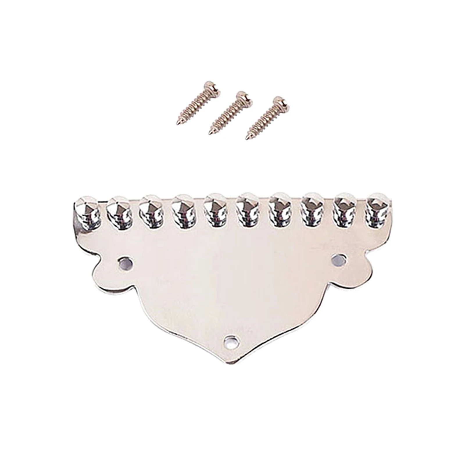 

Steel Mandolin Tailpiece 10 String Mandolin Replacement Parts with Screws