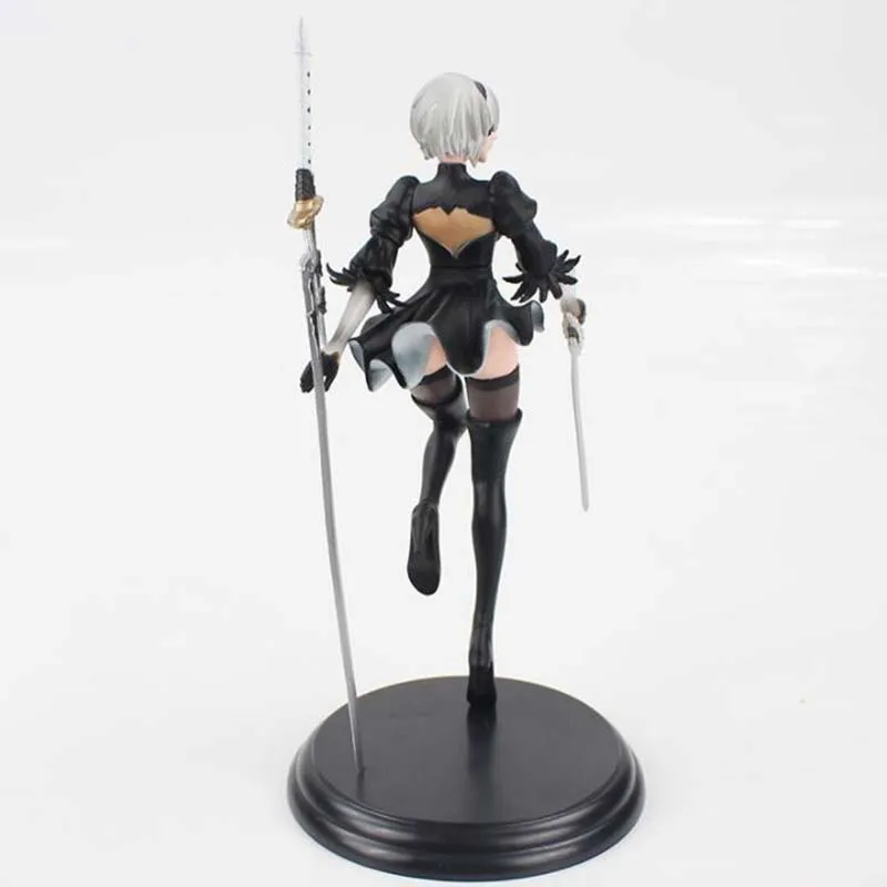 

14-25cm Anime Game NieR Automata 2B YoRHa No. 2 Type B PVC Action Figure Collectible Model Toys for Kids Birthday Gift