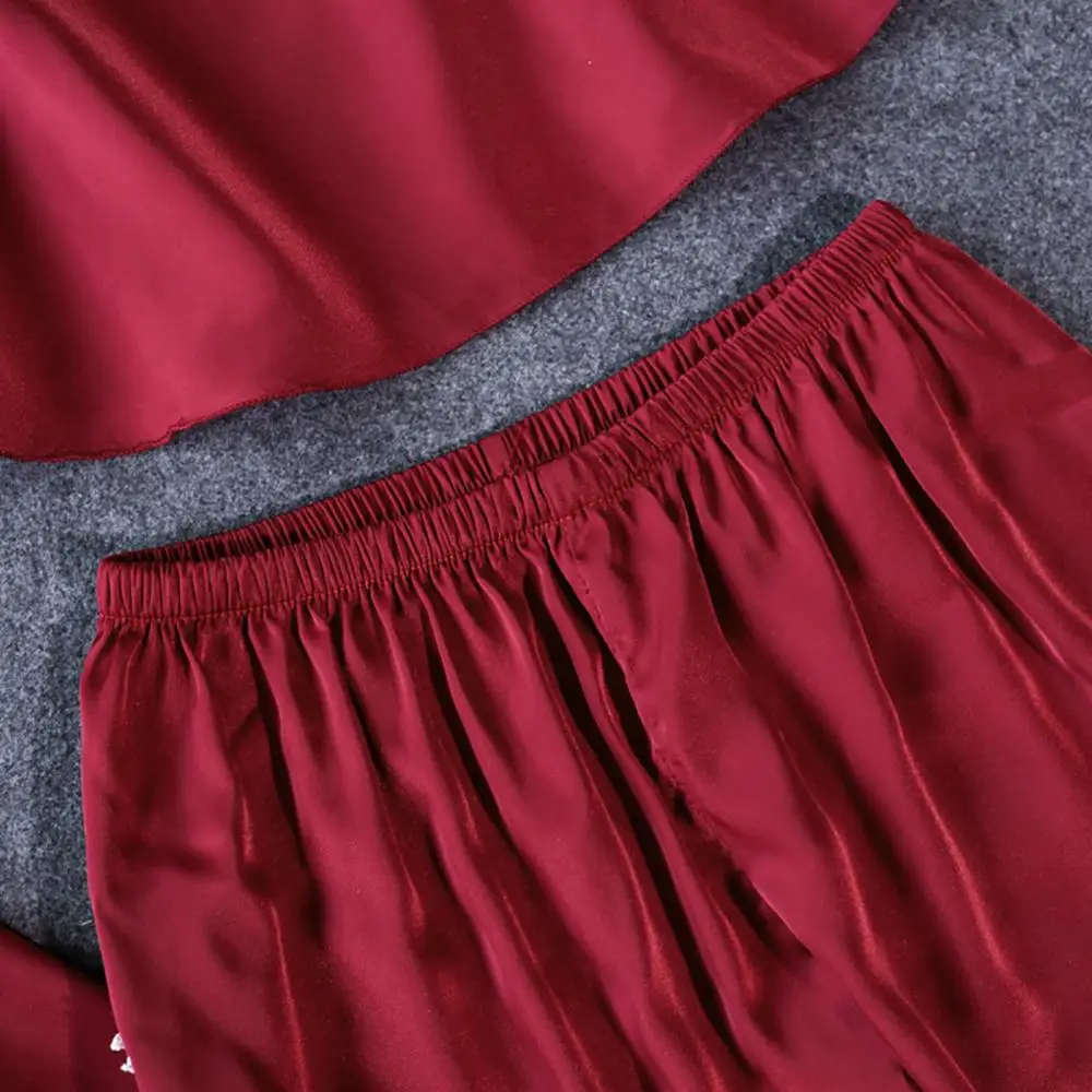 3 шт. женский Шелковый кружевной халат Babydoll одежда для сна ночная рубашка