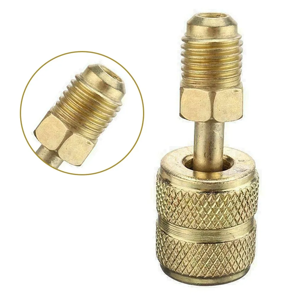 

1PC 12mm Split Ductless Service Port Adapter R410a 5/16 SAE SAE 1/4 Turn Female K N7Y6 90 Degree Elbow High Quality
