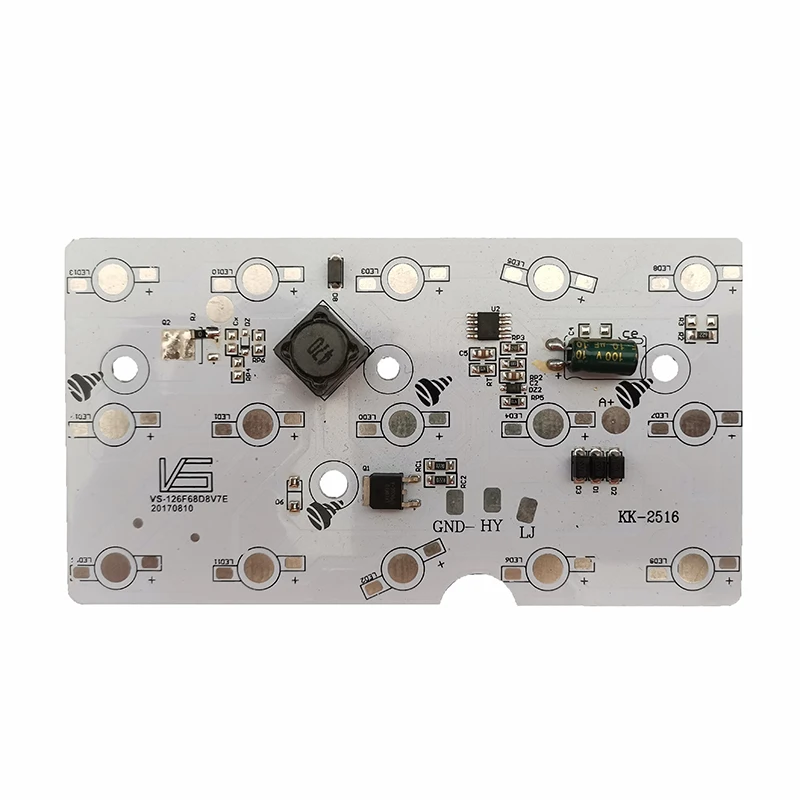 only PCB board 2шт светодиодный фонарь 30 Вт интегрированный драйвер 5 дюймов 15 Светодиодный щит с алюминиевой печатной платой DC12-80V светодиодный светильник дальнего/ближнего света - Испускаемый цвет: only PCB board