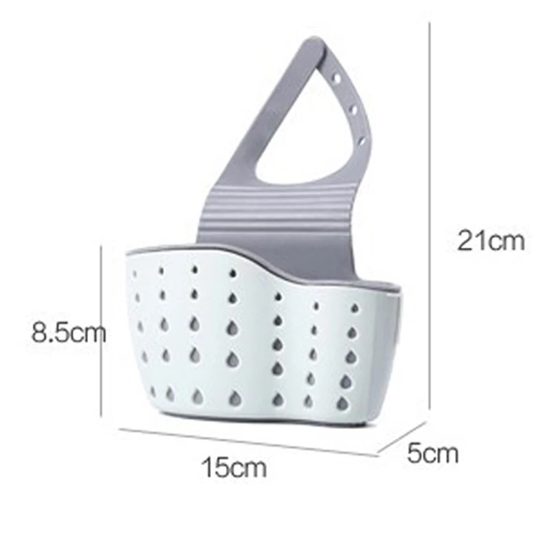 Sink Shelf Soap Sponge Holder Clip Dish Drainer Drying Rack Silicone Storage Basket Bag Bathroom Kitchen Accessories Tool | Дом и сад
