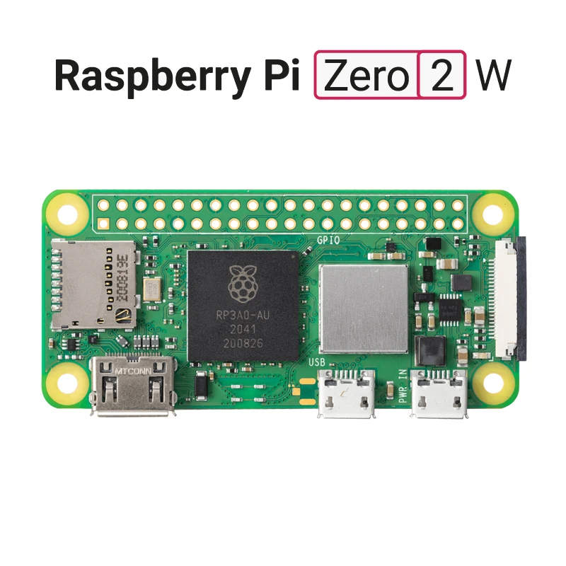 Новый Raspberry Pi Zero 2 W RP3A0 четырёхъядерный 64-бит Cortex-A53 BCM2710A1 512M LPDDR2 SDRAM Wi-Fi и