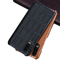 original crocodile leather phone case for huawei p40 pro plus p30 p20 lite p40pro mate 40 mate 30 pro genuine crocodile leather